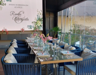 Salón para eventos La Terraza en el Hotel Novotel